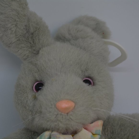 VTG Dakin Musical Bunny Rabbit Peter Cottontail Song Plush Pull Toy Lovey 1991 - Picture 2 of 9